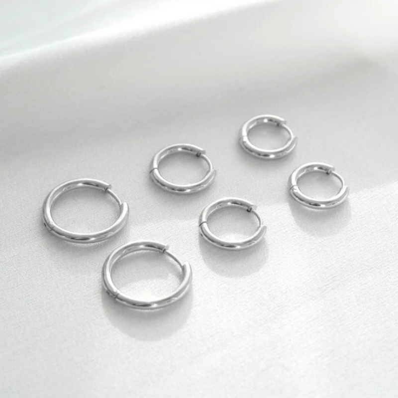 Boucles d'oreilles créoles classiques