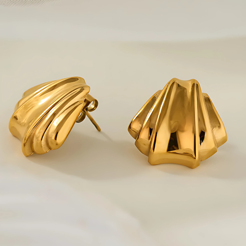 Boucles d'oreilles Inspirées de la Coquille