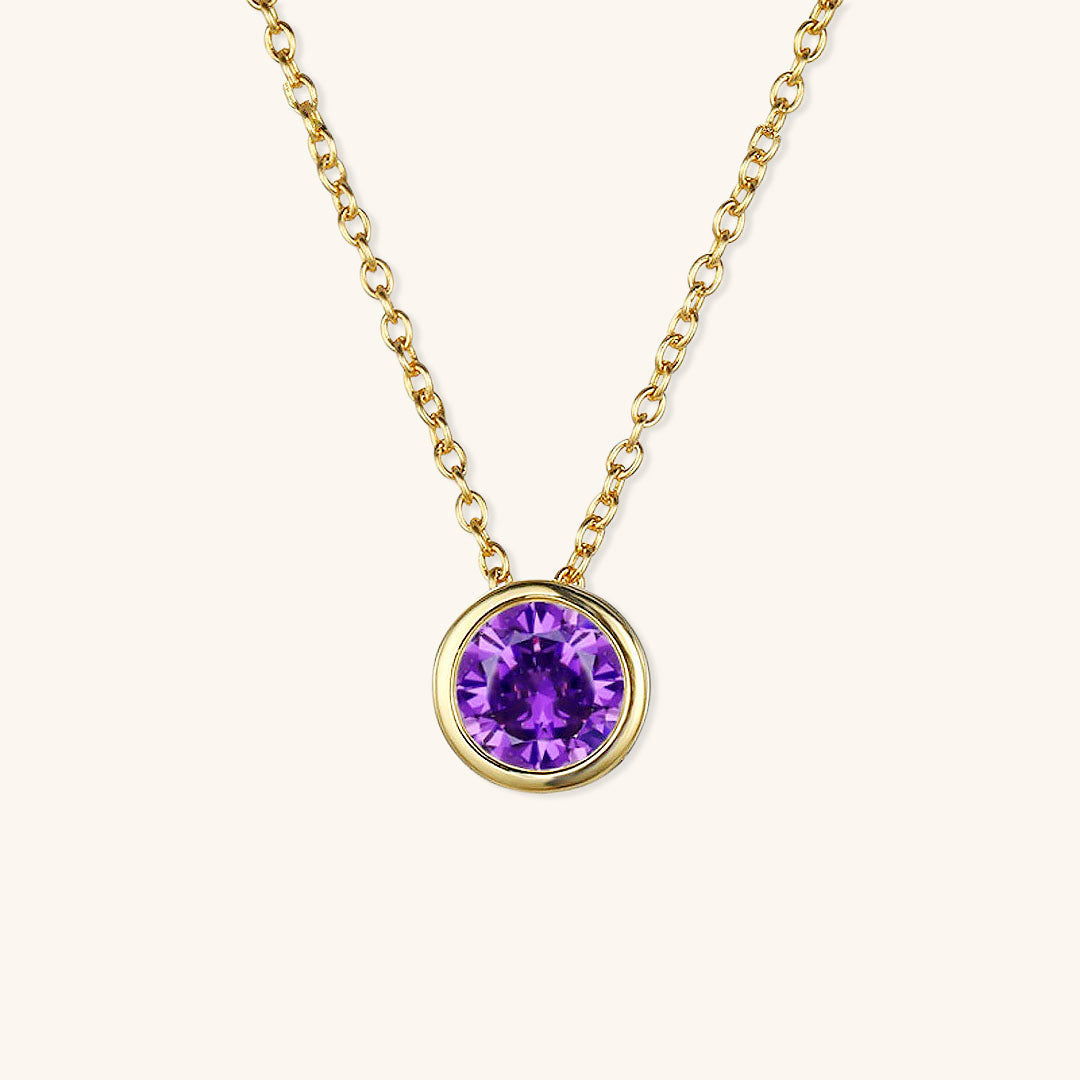 Collier Pierre de Naissance Doré