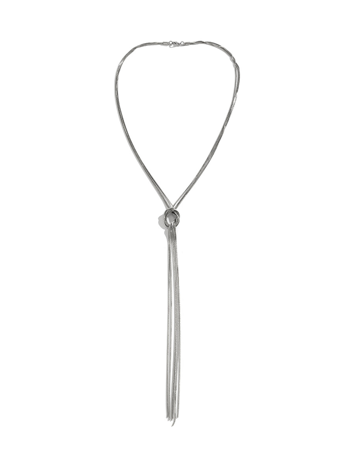 Collier chaîne fine nœud plaqué or – Lise