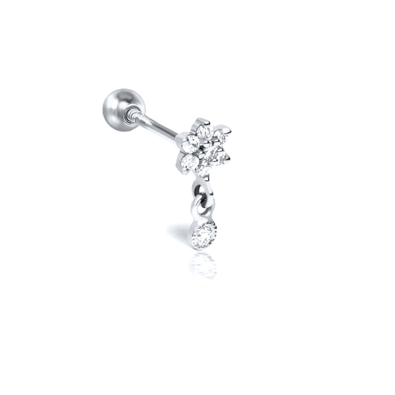 Boucles d’Oreilles Goutte Zirconium