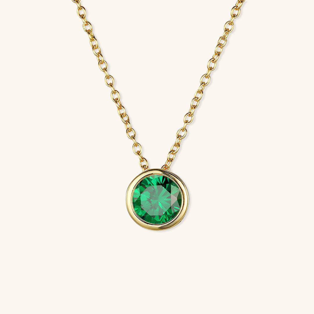 Collier Pierre de Naissance Doré