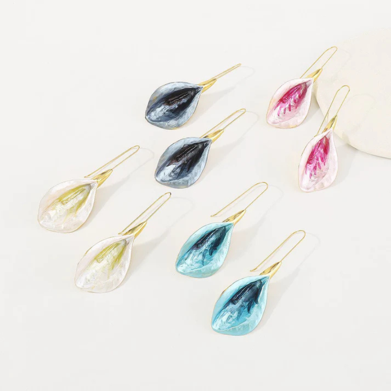 Boucles d'oreilles Bengale à fleurs