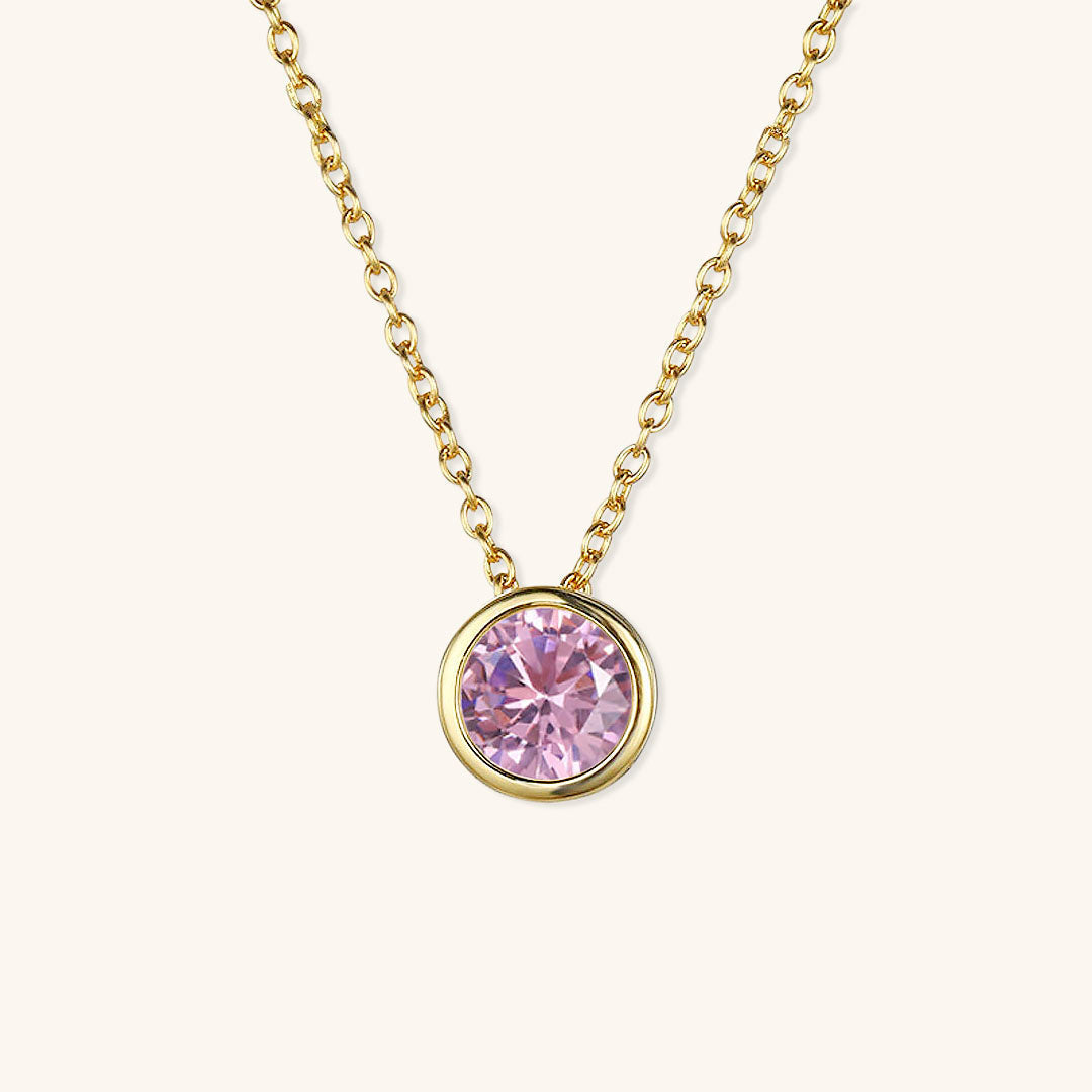 Collier Pierre de Naissance Doré