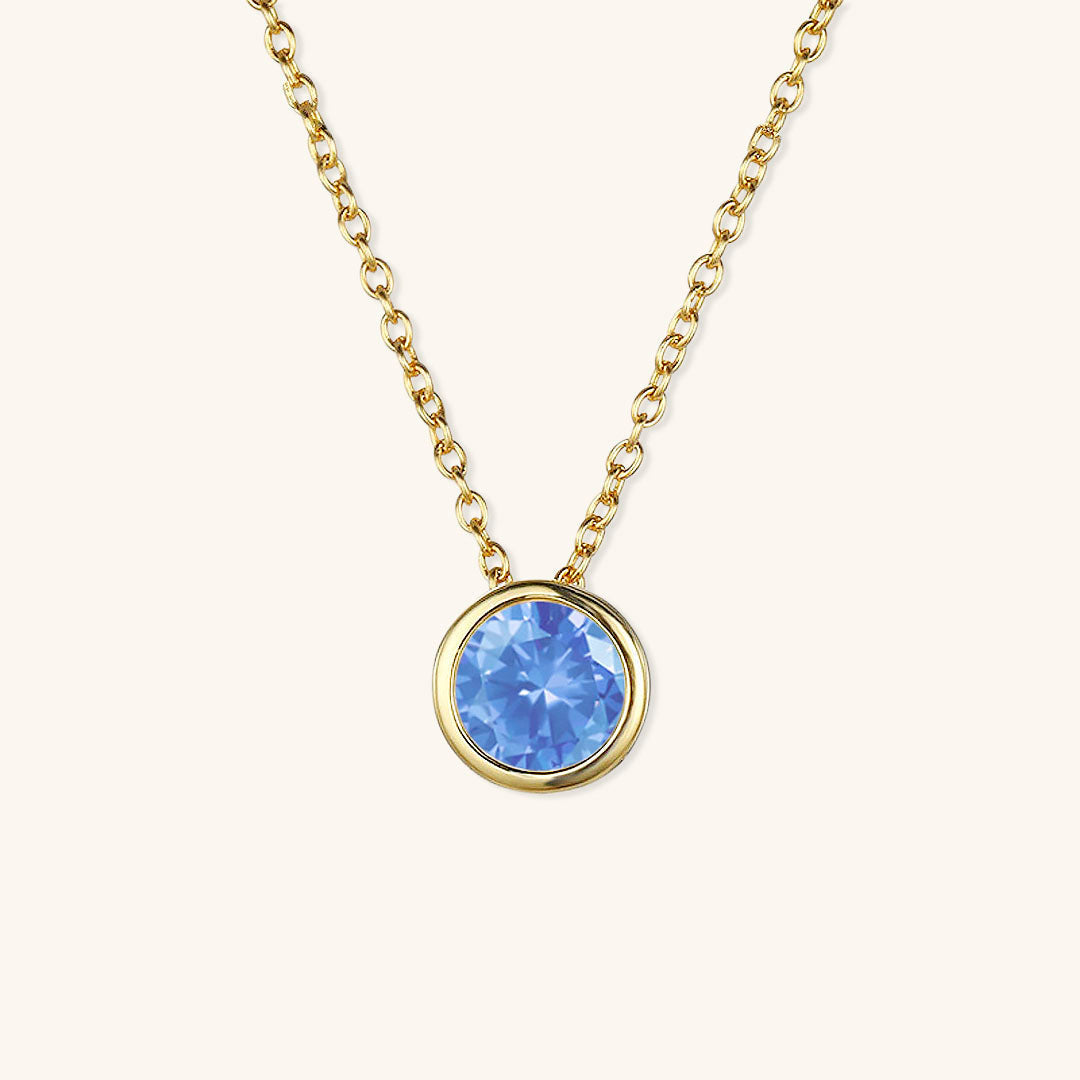 Collier Pierre de Naissance Doré