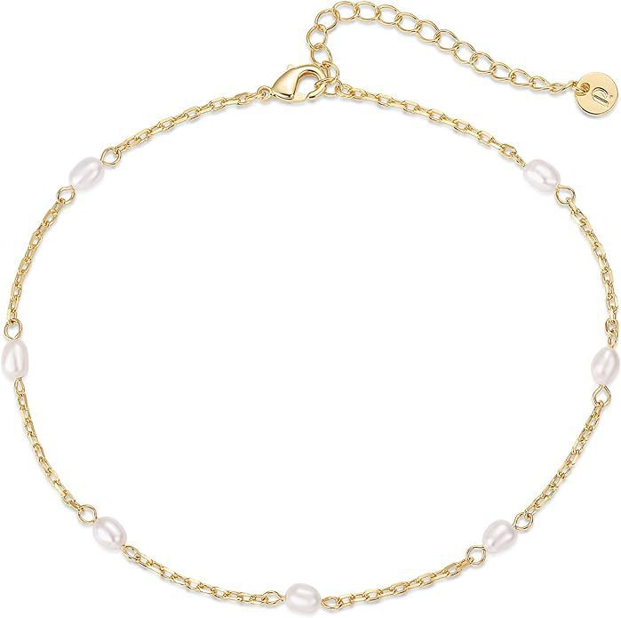 Bracelet de Cheville en Perles d’Eau Douce