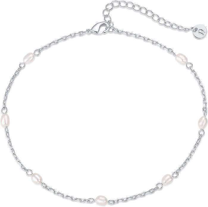 Bracelet de Cheville en Perles d’Eau Douce