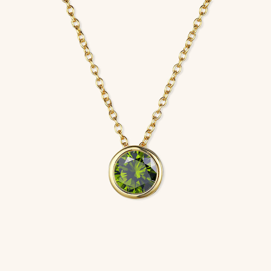 Collier Pierre de Naissance Doré