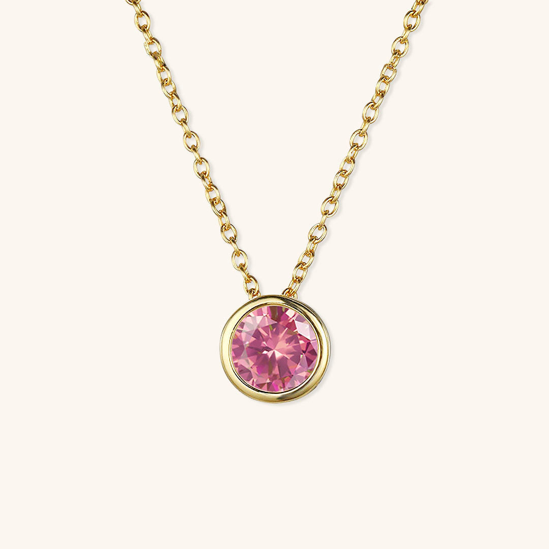 Collier Pierre de Naissance Doré