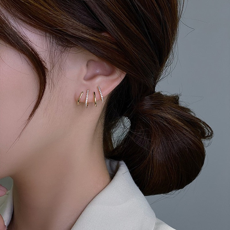 Boucles d’Oreilles Clip Modernes Légères