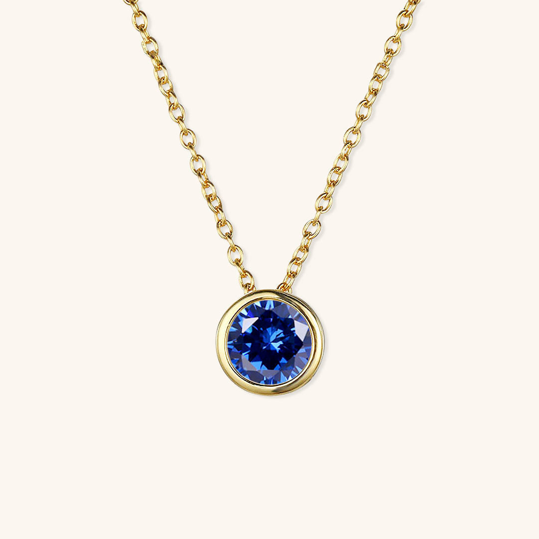 Collier Pierre de Naissance Doré