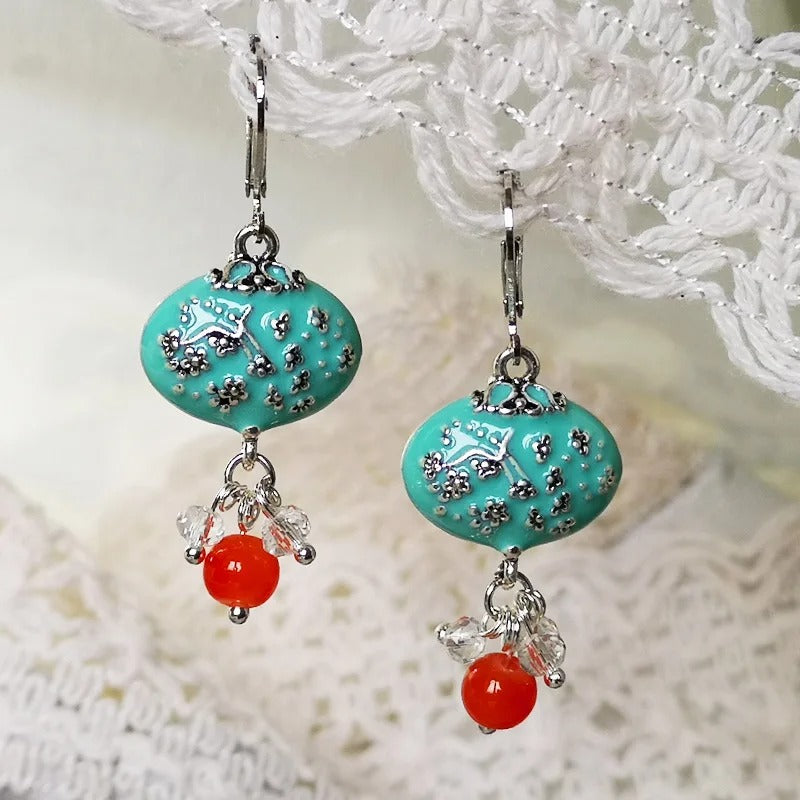 Boucles d'Oreilles Vintage Blossom Or