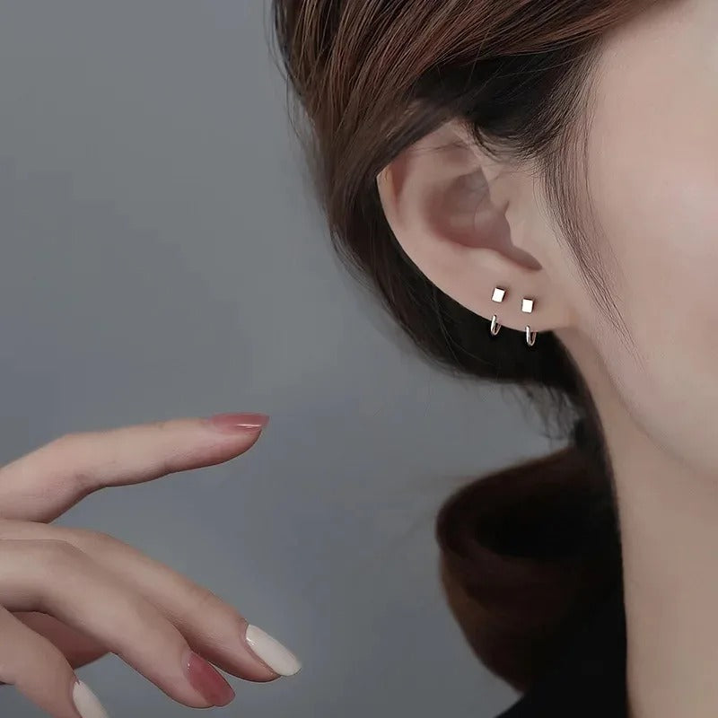 Clous d’oreilles géométriques en forme de U