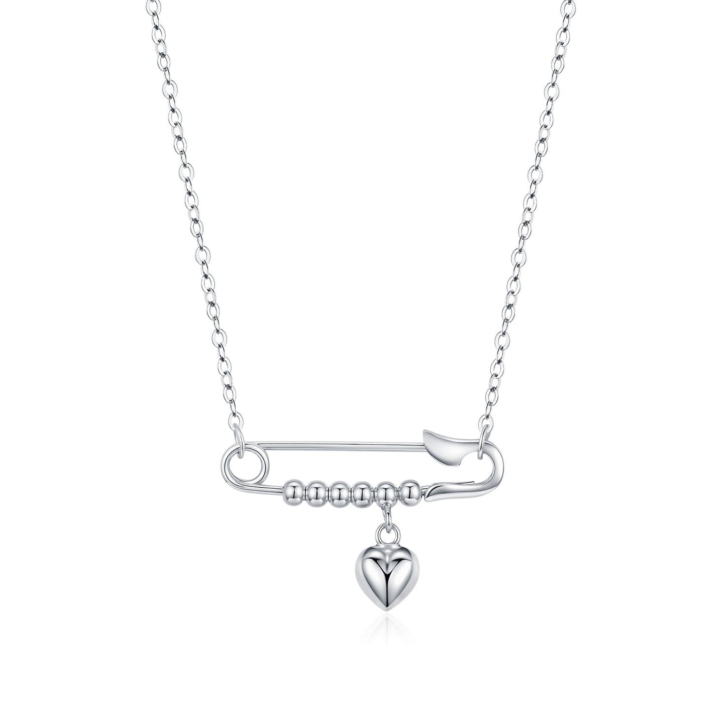 Collier pendentif oiseau argent goutte – Lila