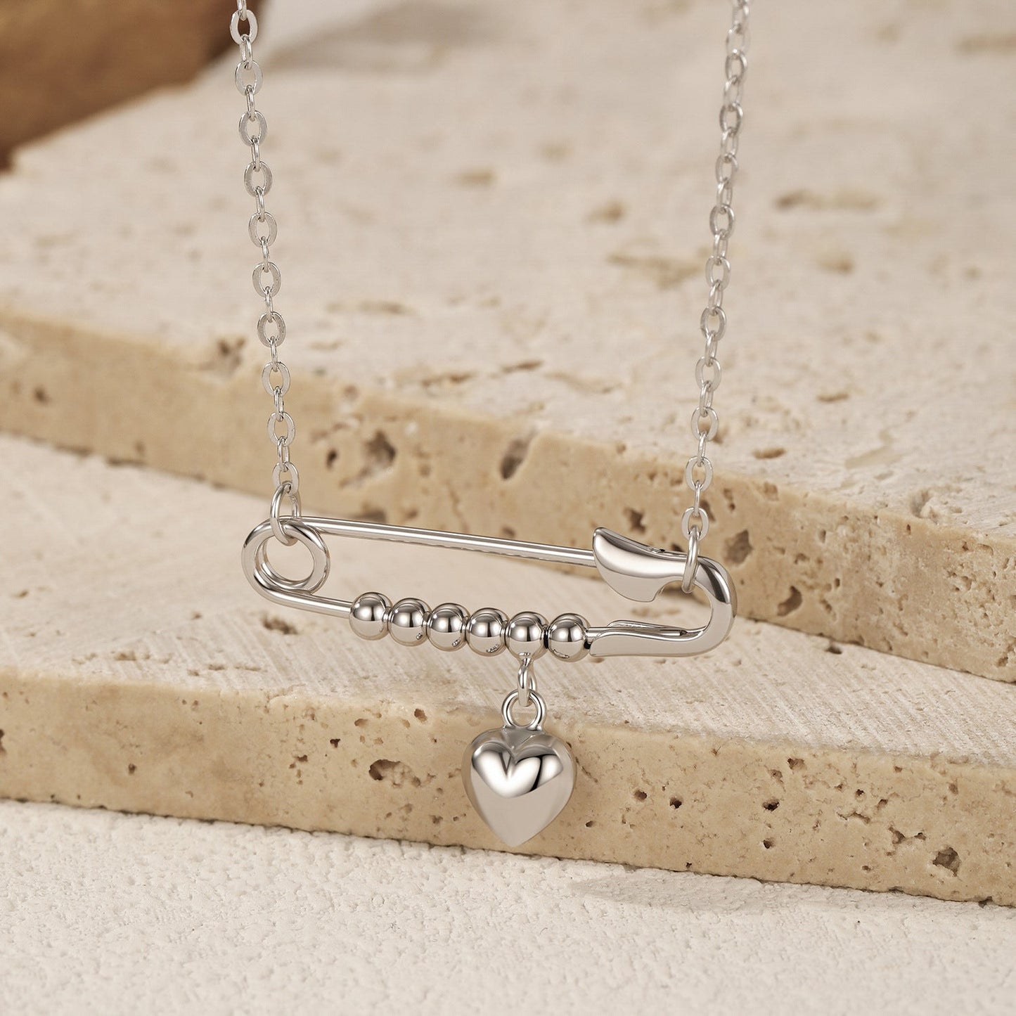 Collier pendentif oiseau argent goutte – Lila