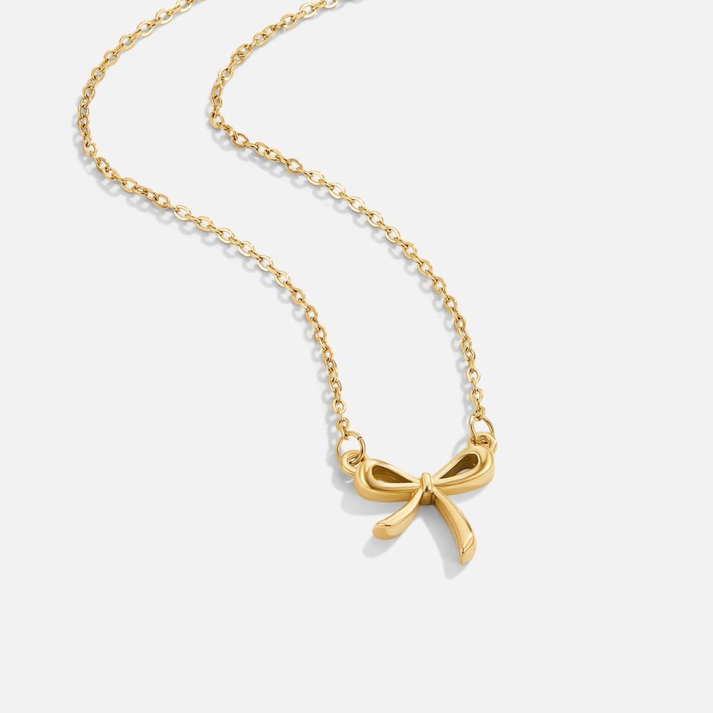 Collier pendentif nœud Or – Lila