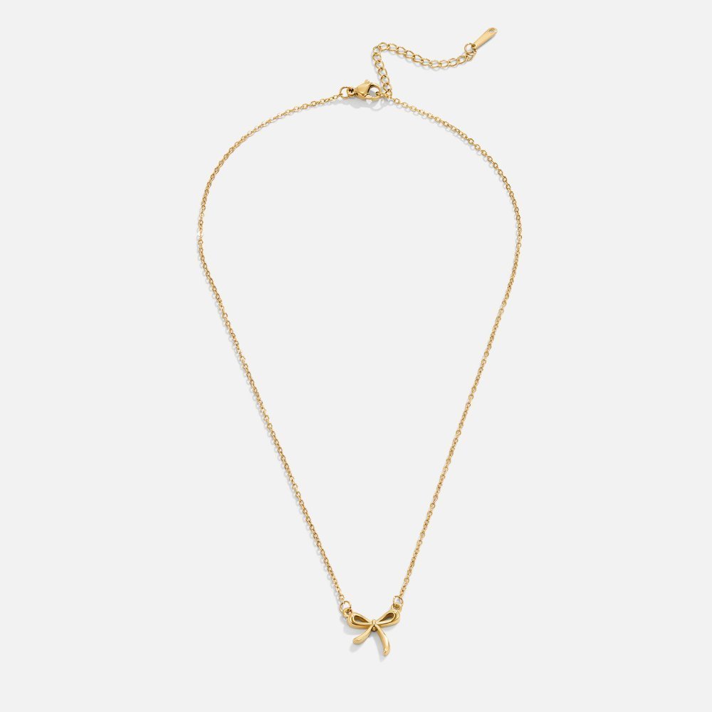 Collier pendentif nœud Or – Lila