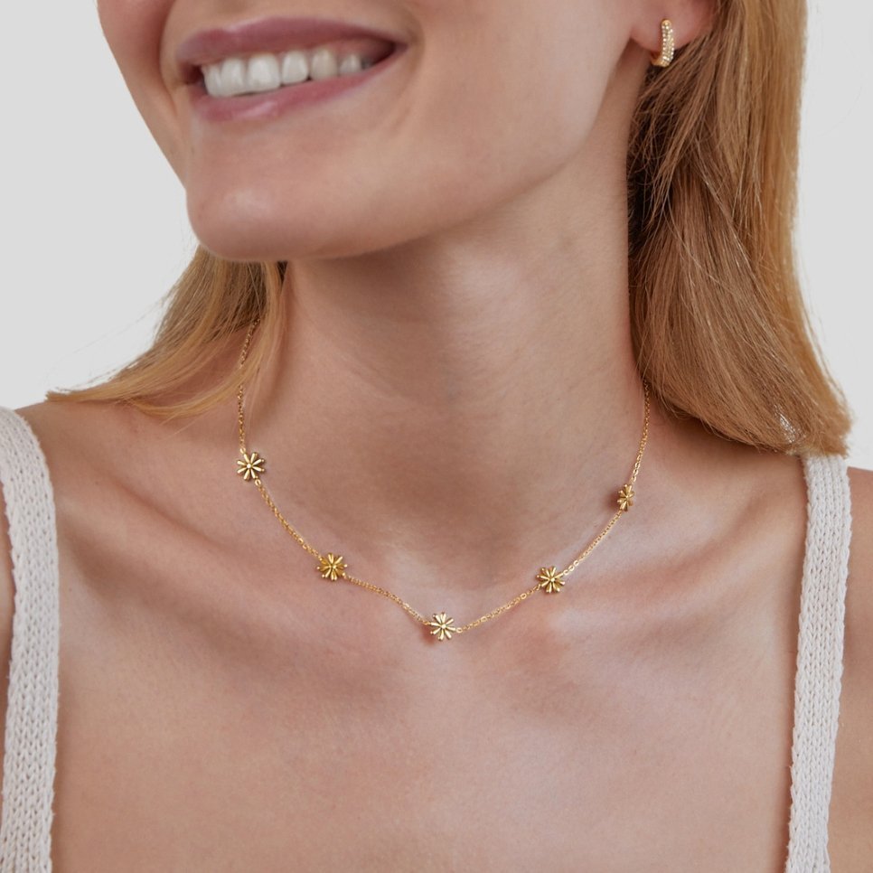 Collier goutte plaqué or – Léo