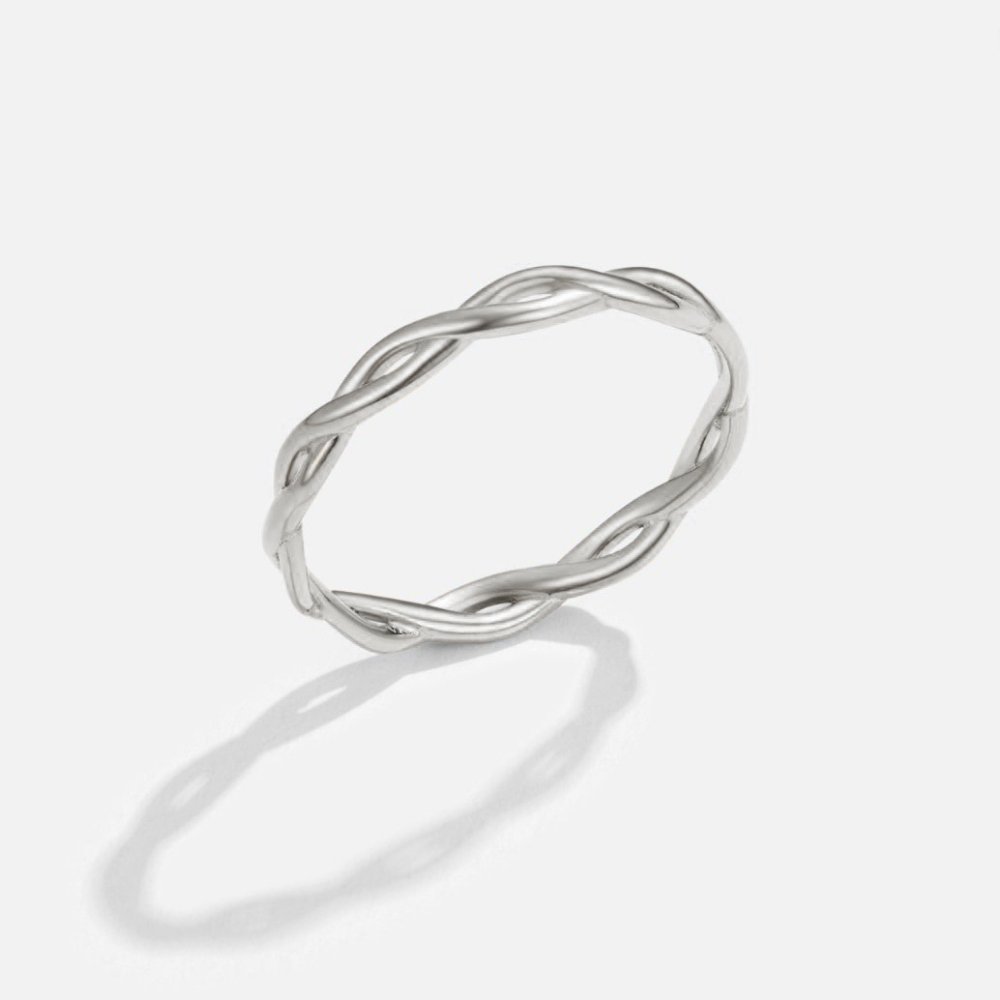 Bague torsadée argent – Léo
