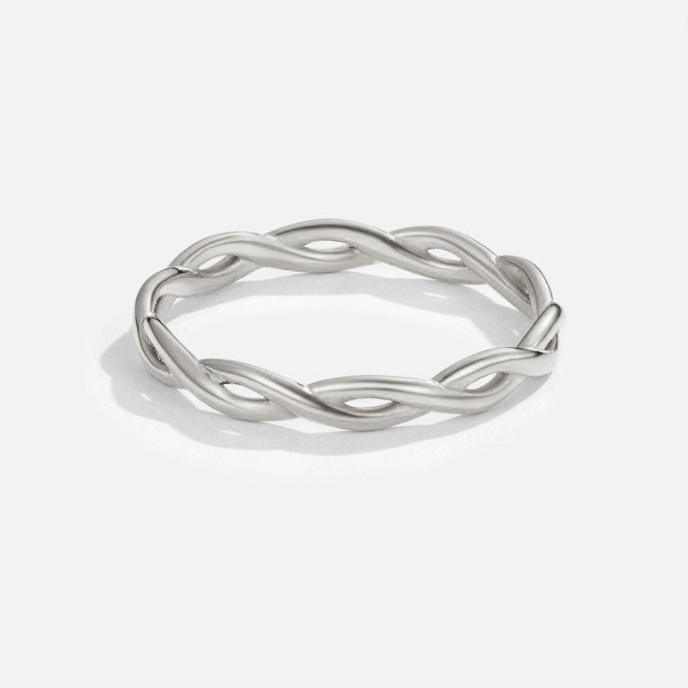 Bague torsadée argent – Léo