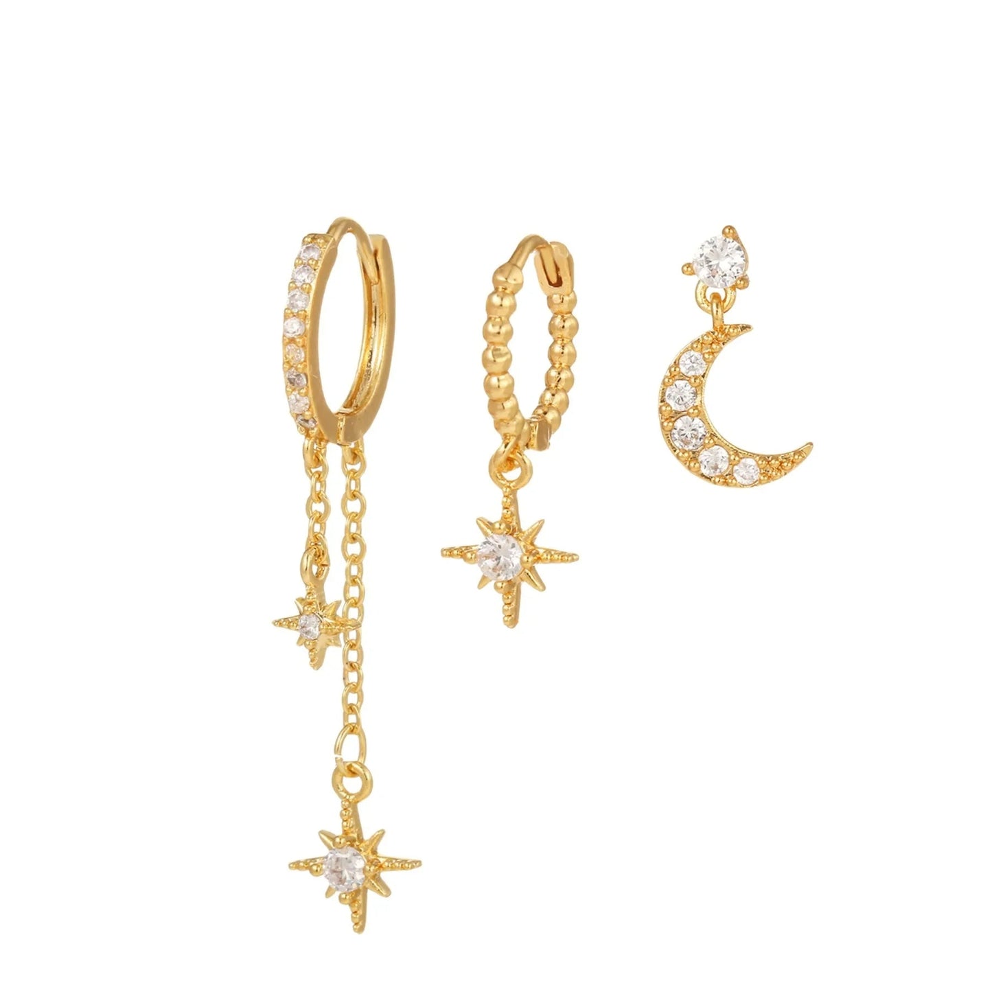 Boucles d’Oreilles Étoilées