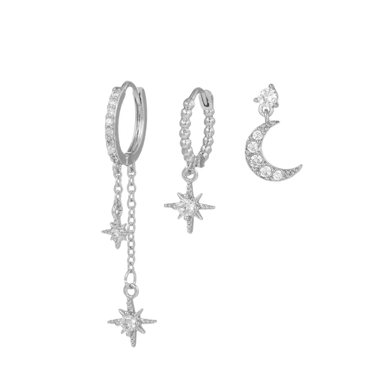 Boucles d’Oreilles Étoilées