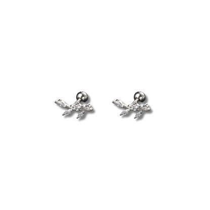 Boucles d'oreilles helix avec zircon scintillant