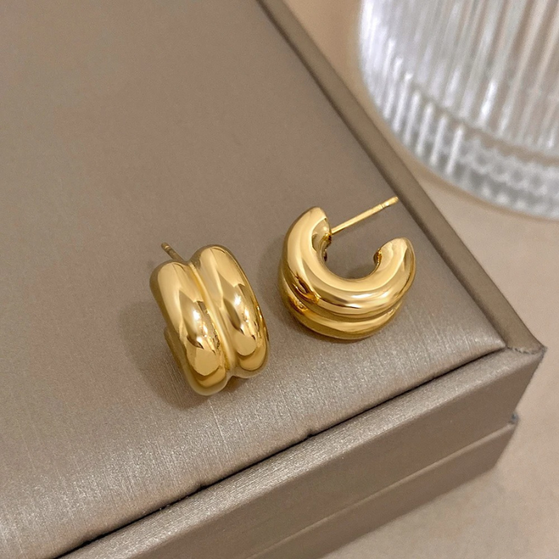 Boucles d'oreilles Créoles Dorées