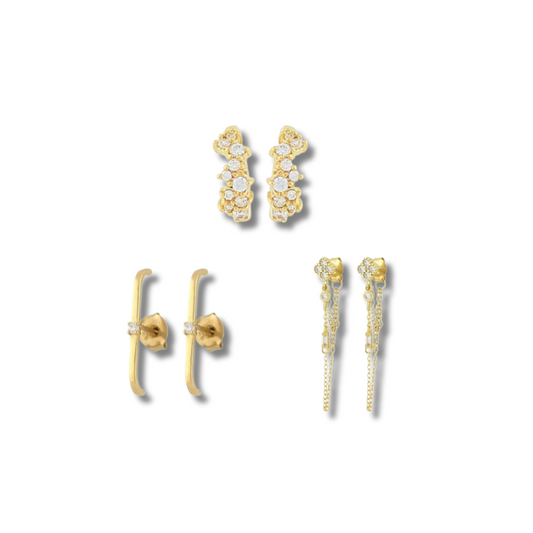 Boucles d'oreilles Luna Élégance