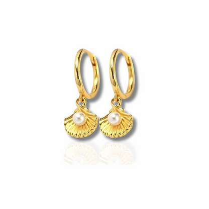 Boucles d'oreilles élégantes en Coquillages et Perles