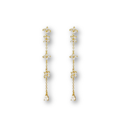 Set de Boucles d’Oreilles Dorées Étoiles Étincelantes
