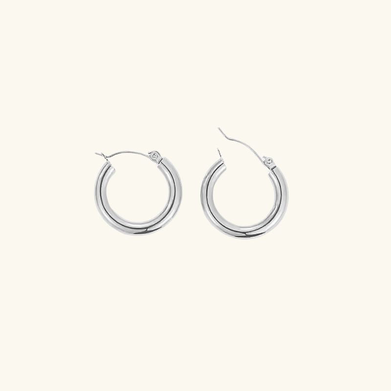 Boucles d'oreilles Rondes Plaquées or