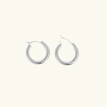 Boucles d'oreilles Rondes Plaquées or