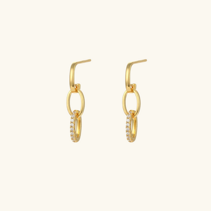 Set de Boucles d’Oreilles Dorées Style Bohème