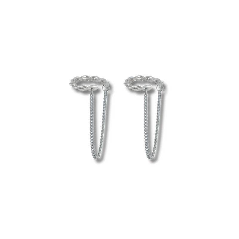Set de Boucles d’Oreilles Pendantes Dorées Élégantes