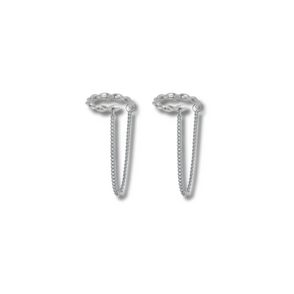 Set de Boucles d’Oreilles Pendantes Dorées Élégantes