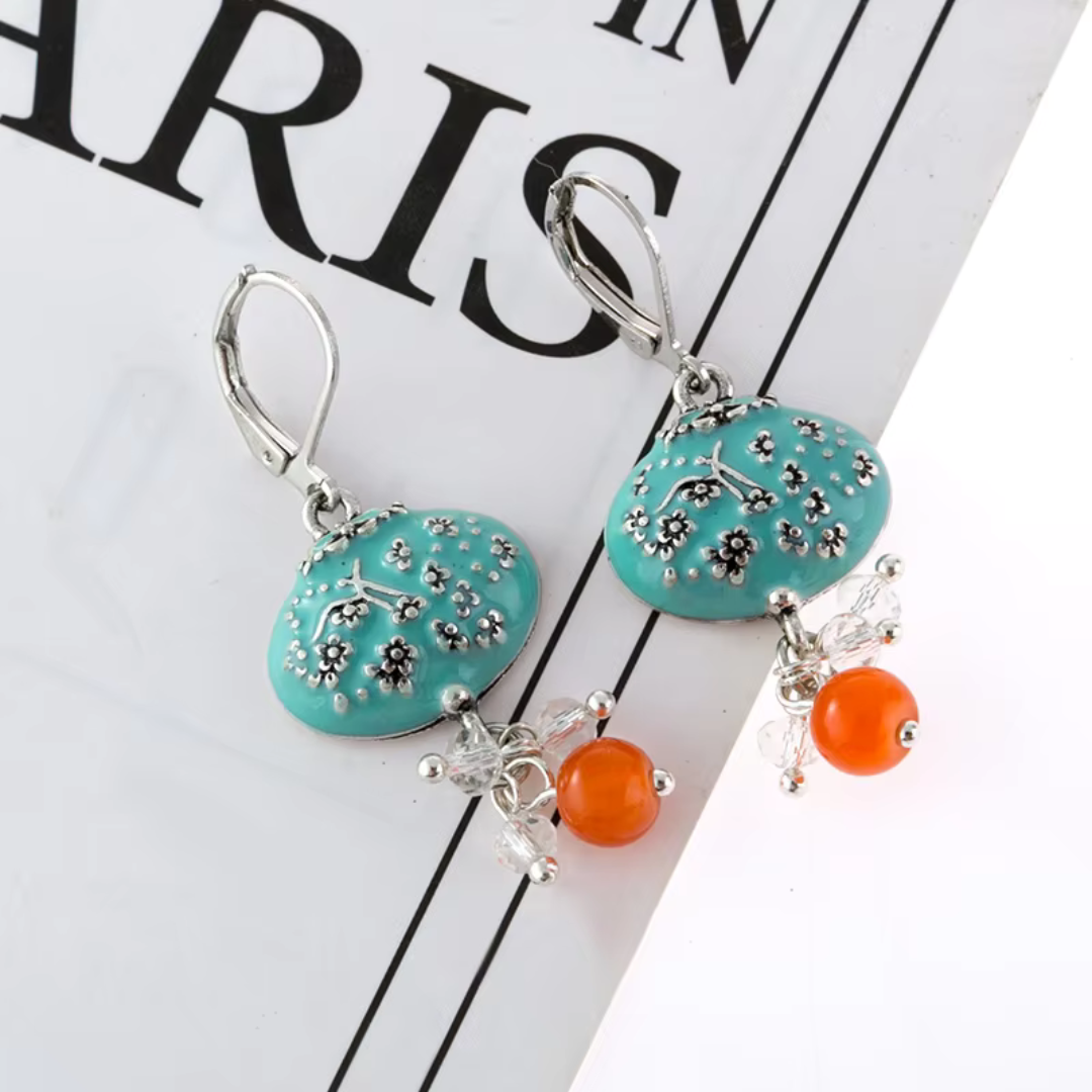 Boucles d'Oreilles Vintage Blossom Or