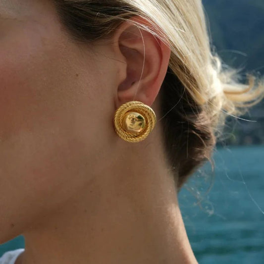 Boucles d'Oreilles Luxueuses Or