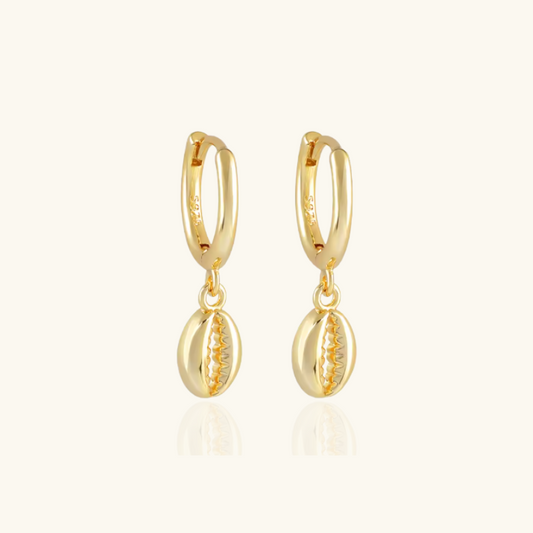 Boucles d'oreilles en cauris