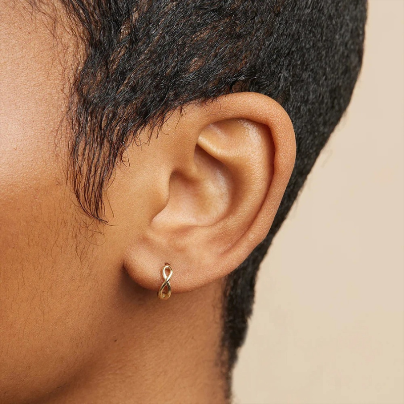 Boucles d'oreilles Infinity
