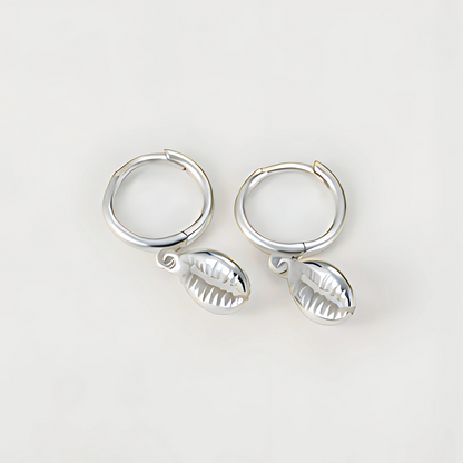 Boucles d'oreilles en cauris