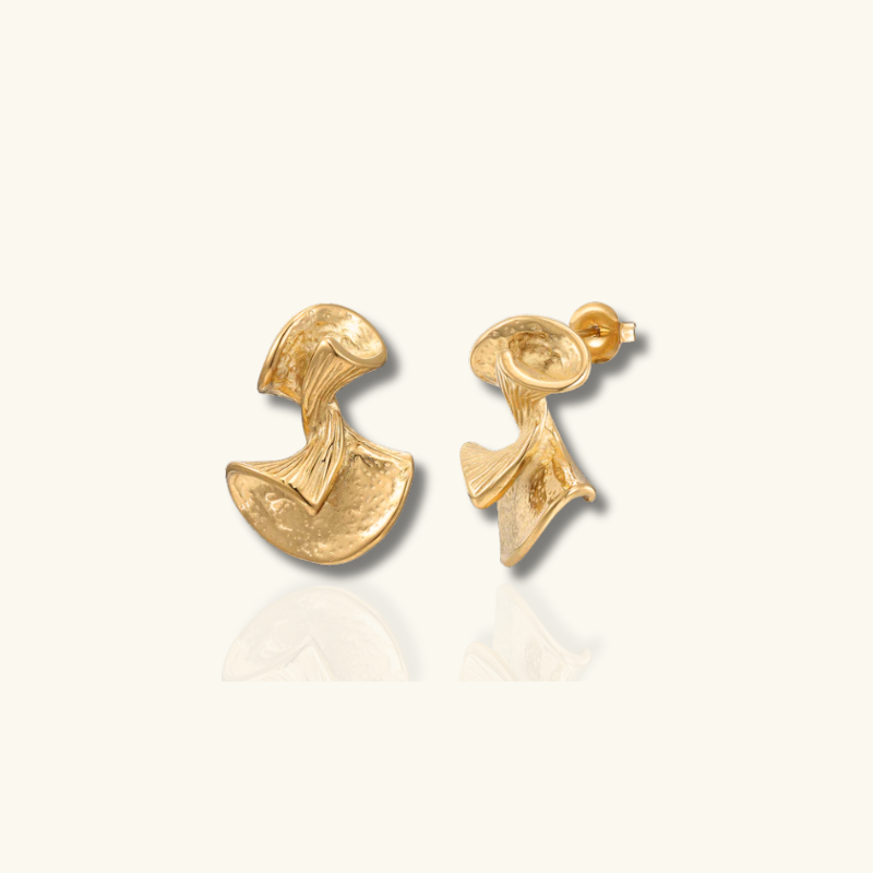 Boucles d'oreilles Goutte Tordue