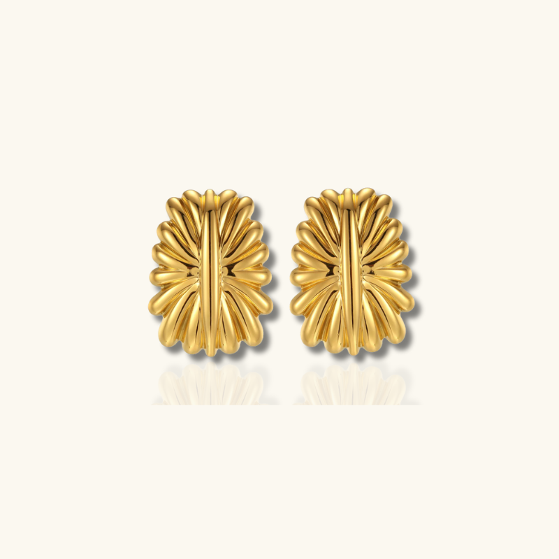 Boucles d'oreilles Statement Or