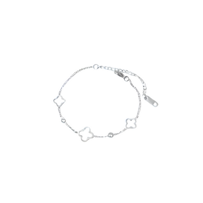 Bracelet Trèfles Ouverts Porte-Bonheur
