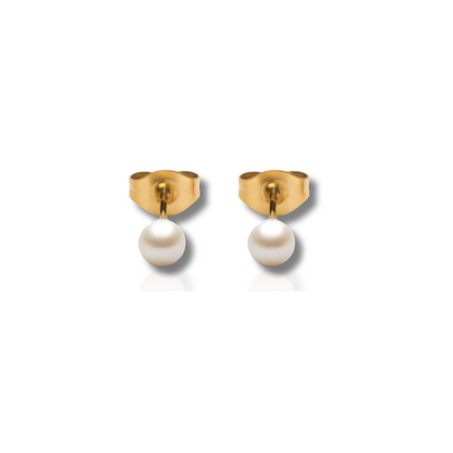 Boucles d'Oreilles Mini Stud avec Perles