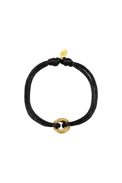 Bracelet Ruban Élégant avec Médaillon