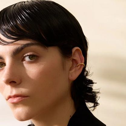 Ear Cuffs avec perles plaquées or