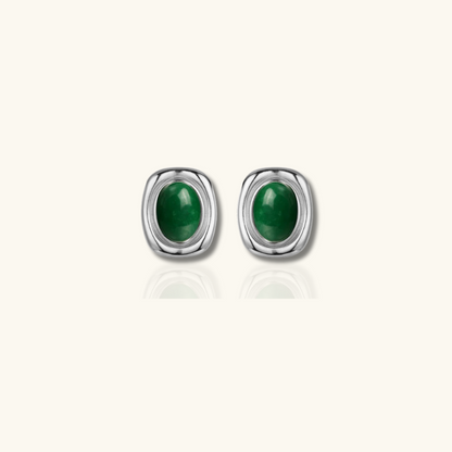 Boucles d'oreilles Vintage Gemme
