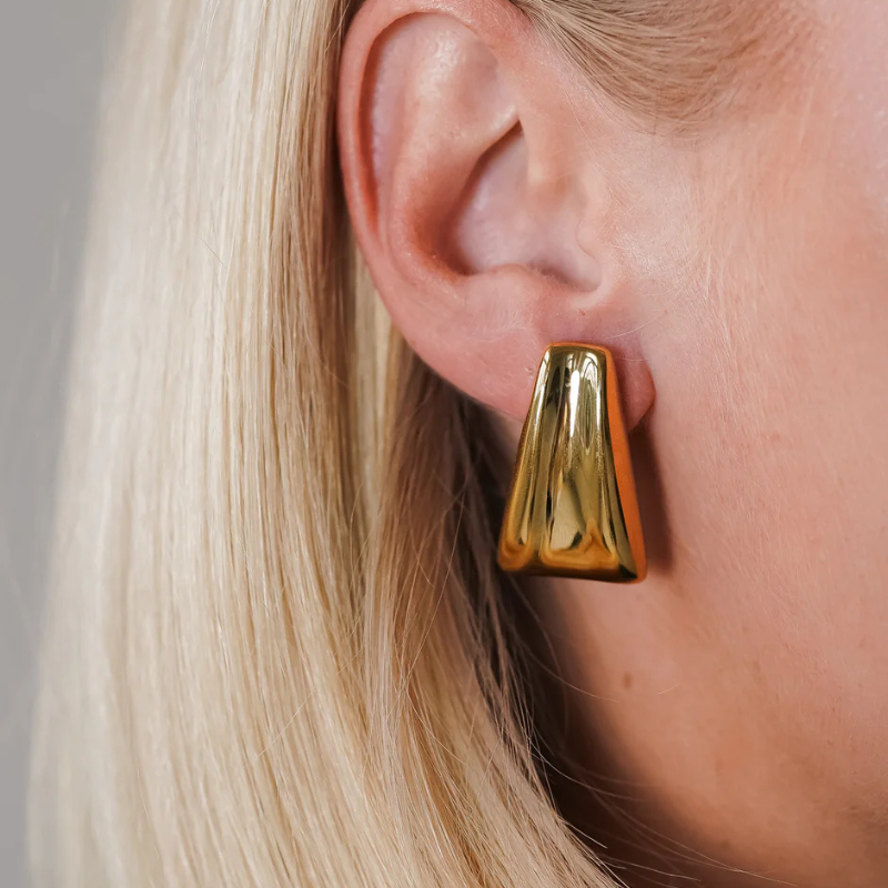 Boucles d'oreilles Dorées Élégantes