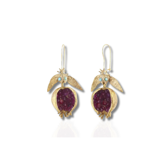 Boucles d'oreilles Grenade Dorées